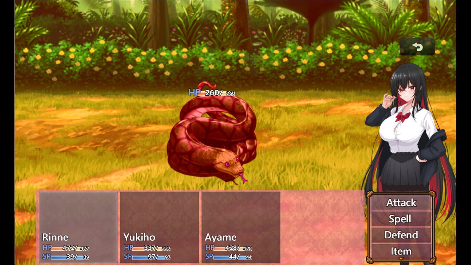 Screenshot for Yuri Blossom!