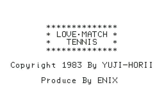 Screenshot for Love Match Tennis