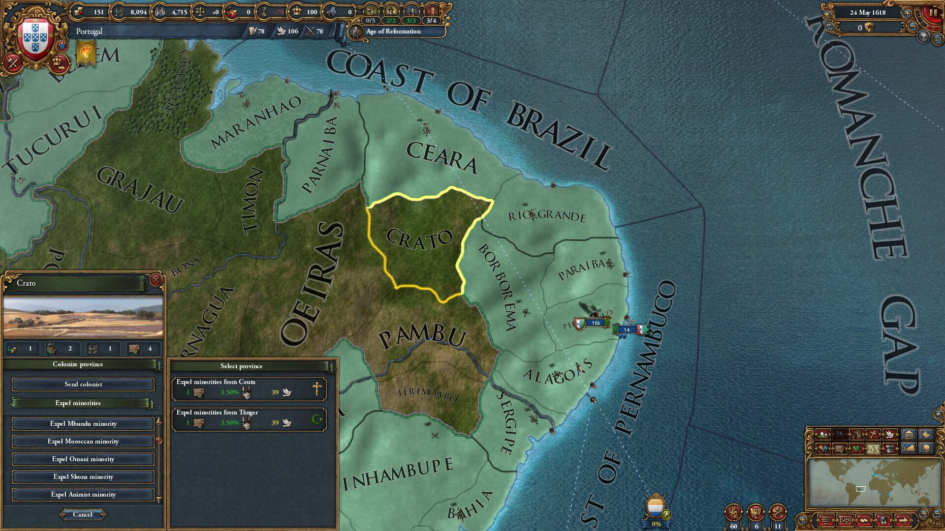 Screenshot for Europa Universalis IV: Golden Century - Immersion Pack