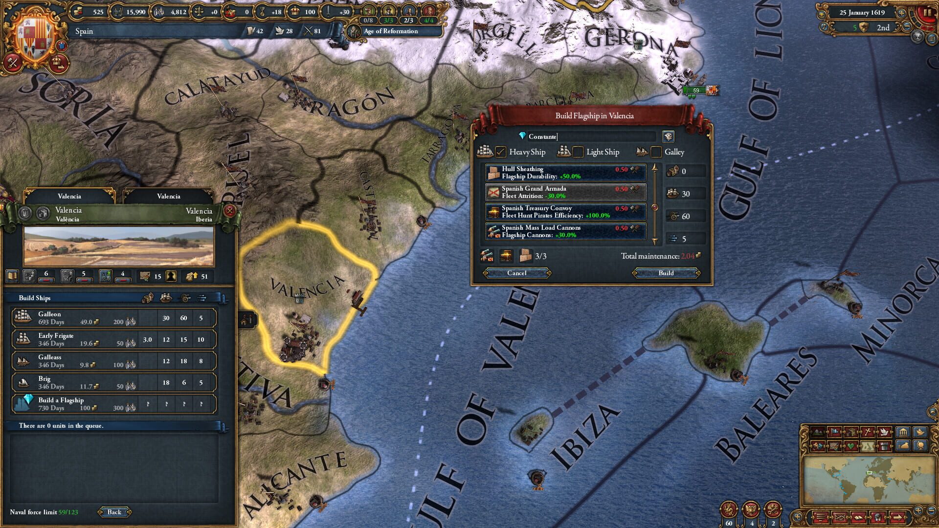 Screenshot for Europa Universalis IV: Golden Century - Immersion Pack