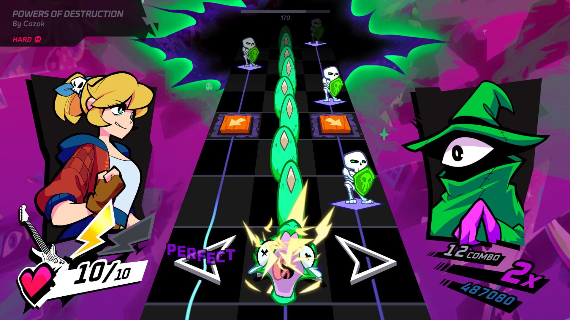 Screenshot for Rift of the NecroDancer: Everhood - "Powers of Destruction"