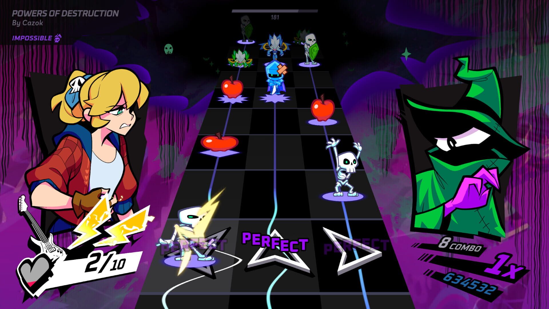 Screenshot for Rift of the NecroDancer: Everhood - "Powers of Destruction"