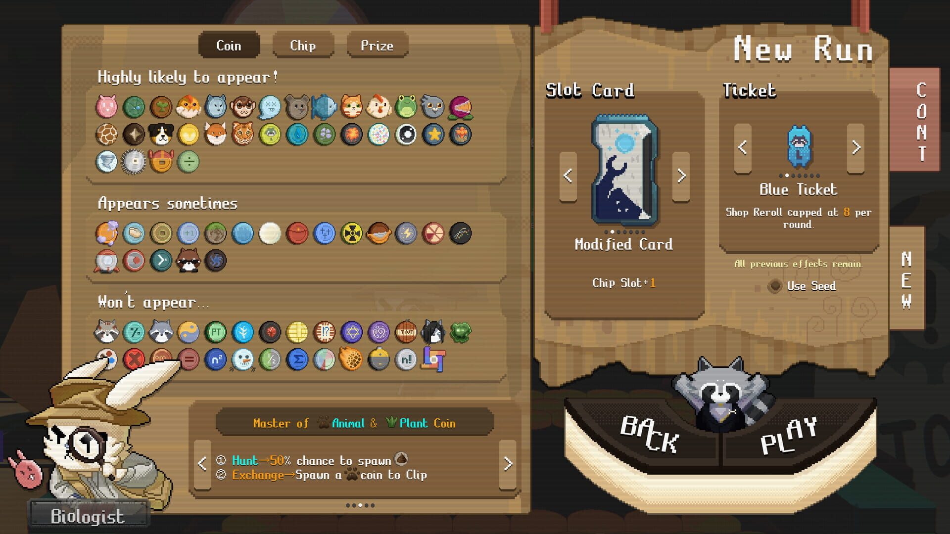 Screenshot for Raccoin: Coin Pusher Roguelike