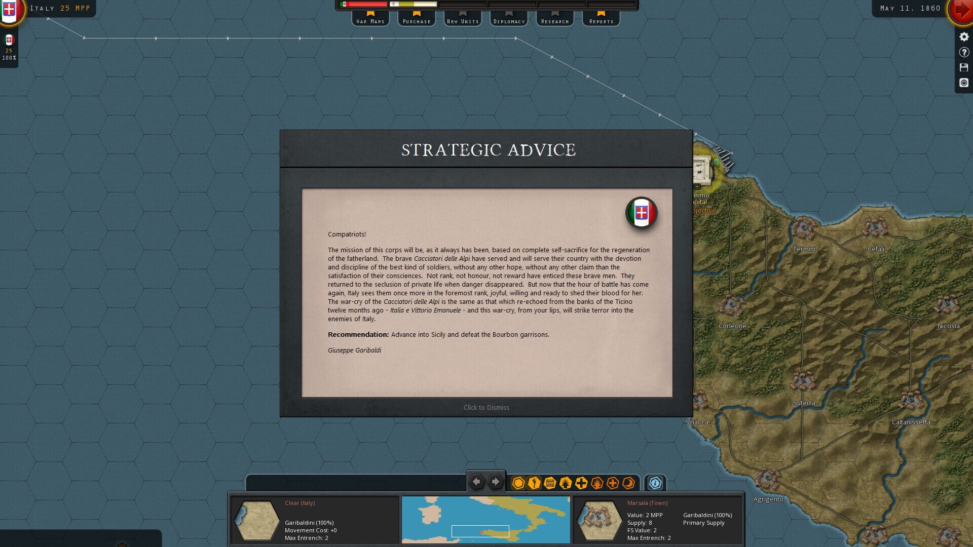 Screenshot for Strategic Command: American Civil War - Concert of Europe