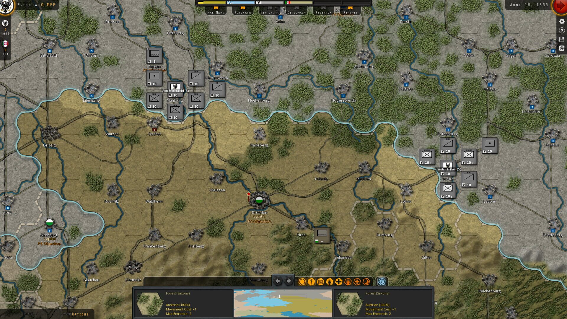 Screenshot for Strategic Command: American Civil War - Concert of Europe