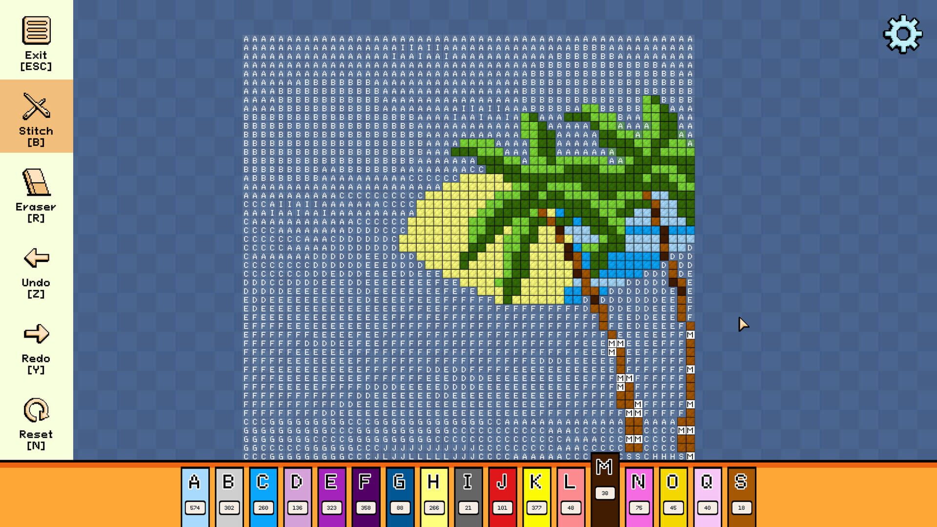 Screenshot for Pixel Cross Stitch: Color by Number - Summer Pack 3