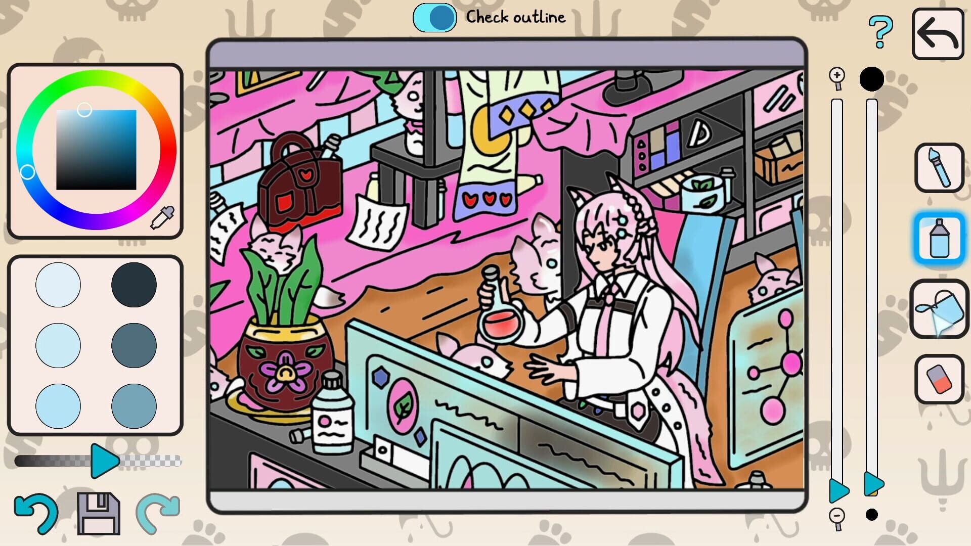 Screenshot for Holo Hidden: My Lovely Fans Can't Be This Hidden