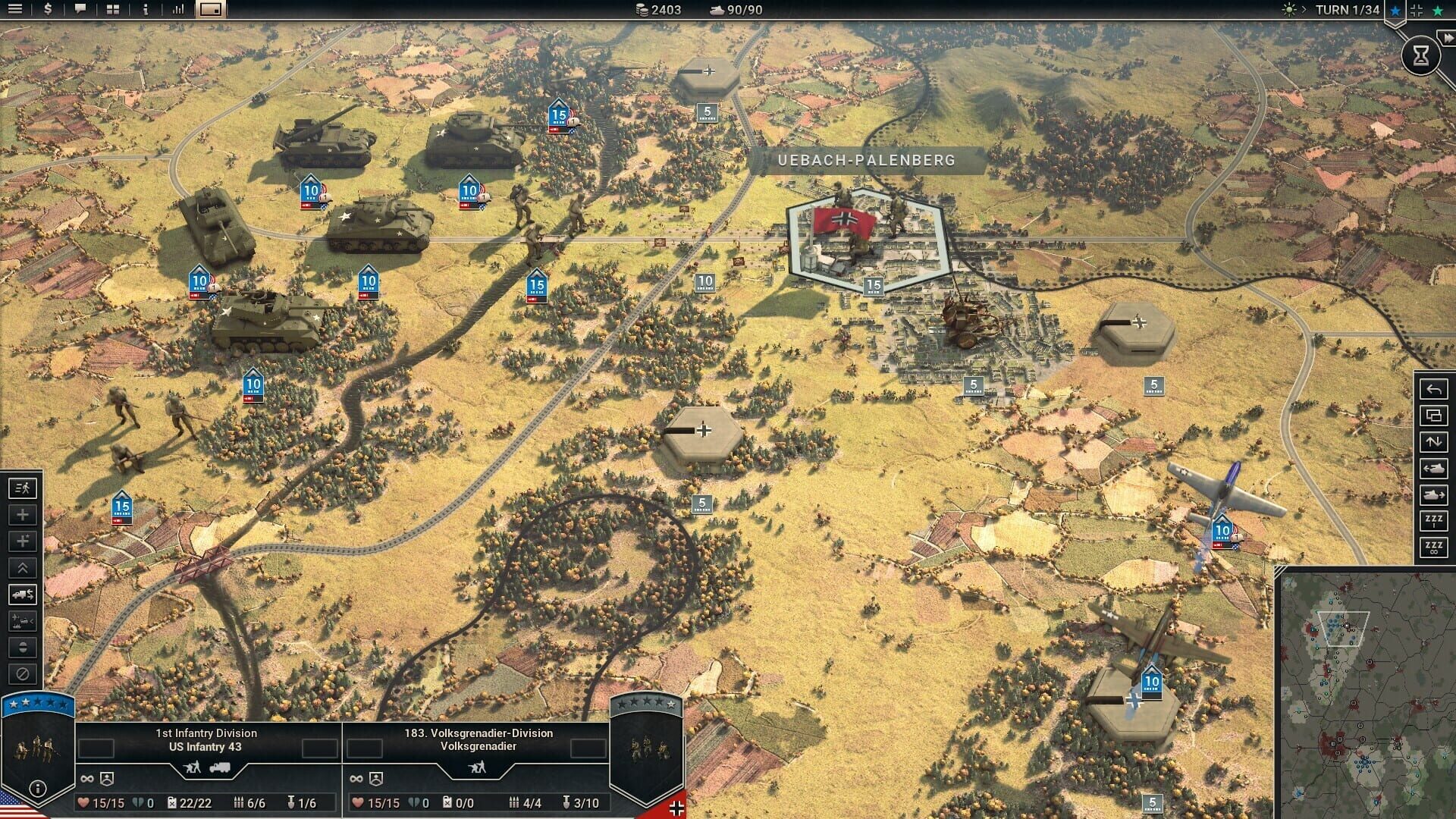 Screenshot for Panzer Corps 2: Frontlines - Westwall