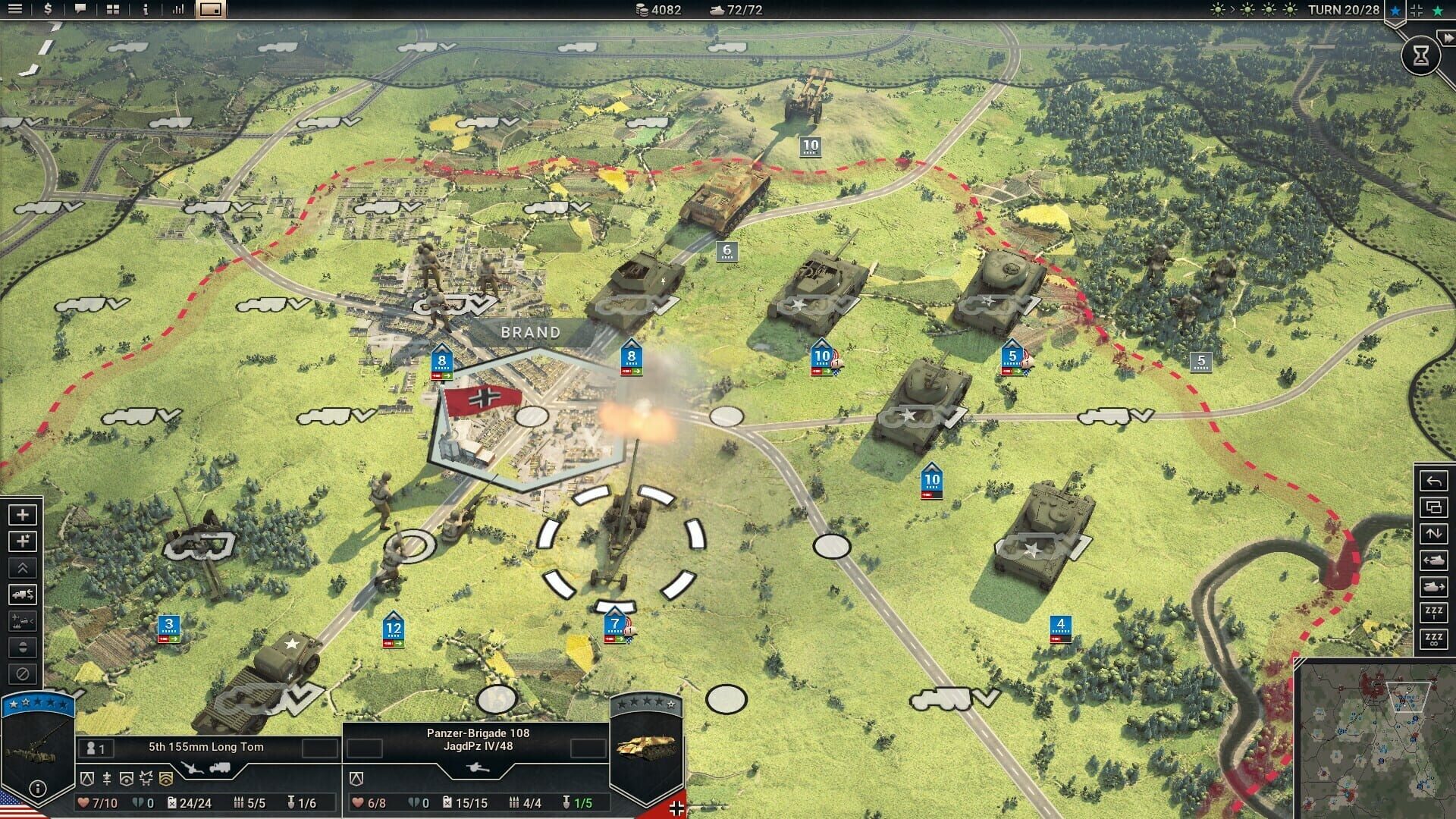 Screenshot for Panzer Corps 2: Frontlines - Westwall