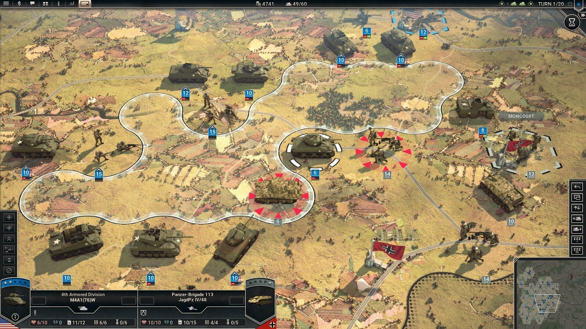 Screenshot for Panzer Corps 2: Frontlines - Westwall