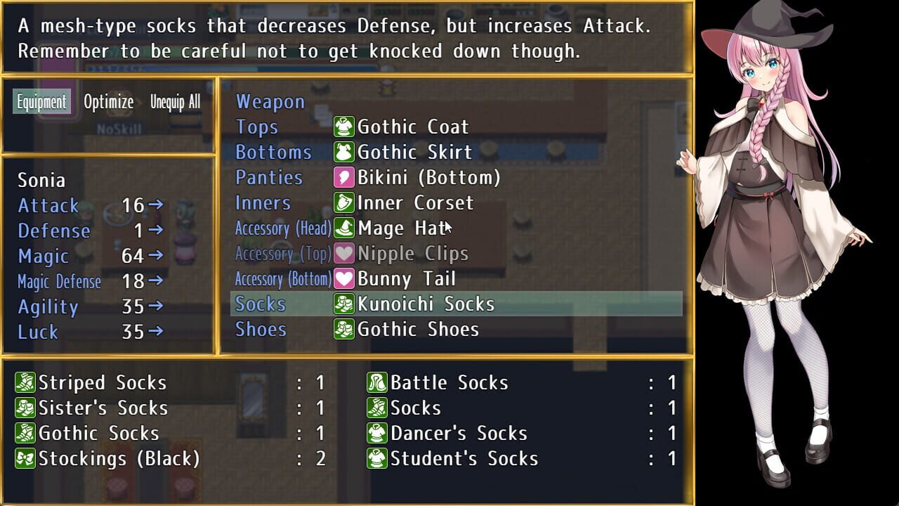 Screenshot for Senpai and the Mysterious Island
