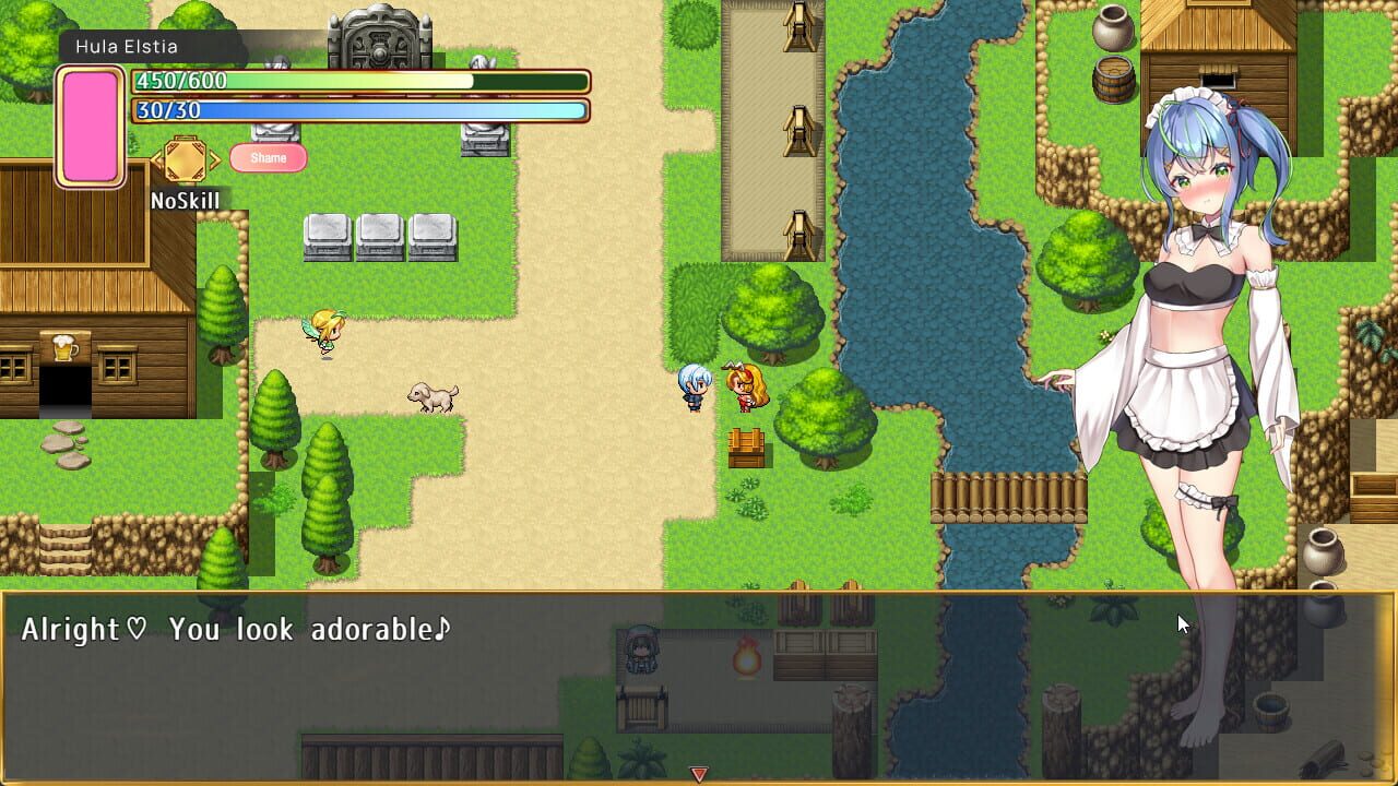 Screenshot for Senpai and the Mysterious Island