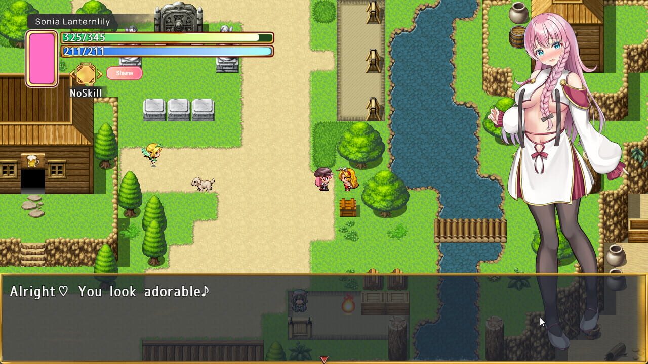 Screenshot for Senpai and the Mysterious Island