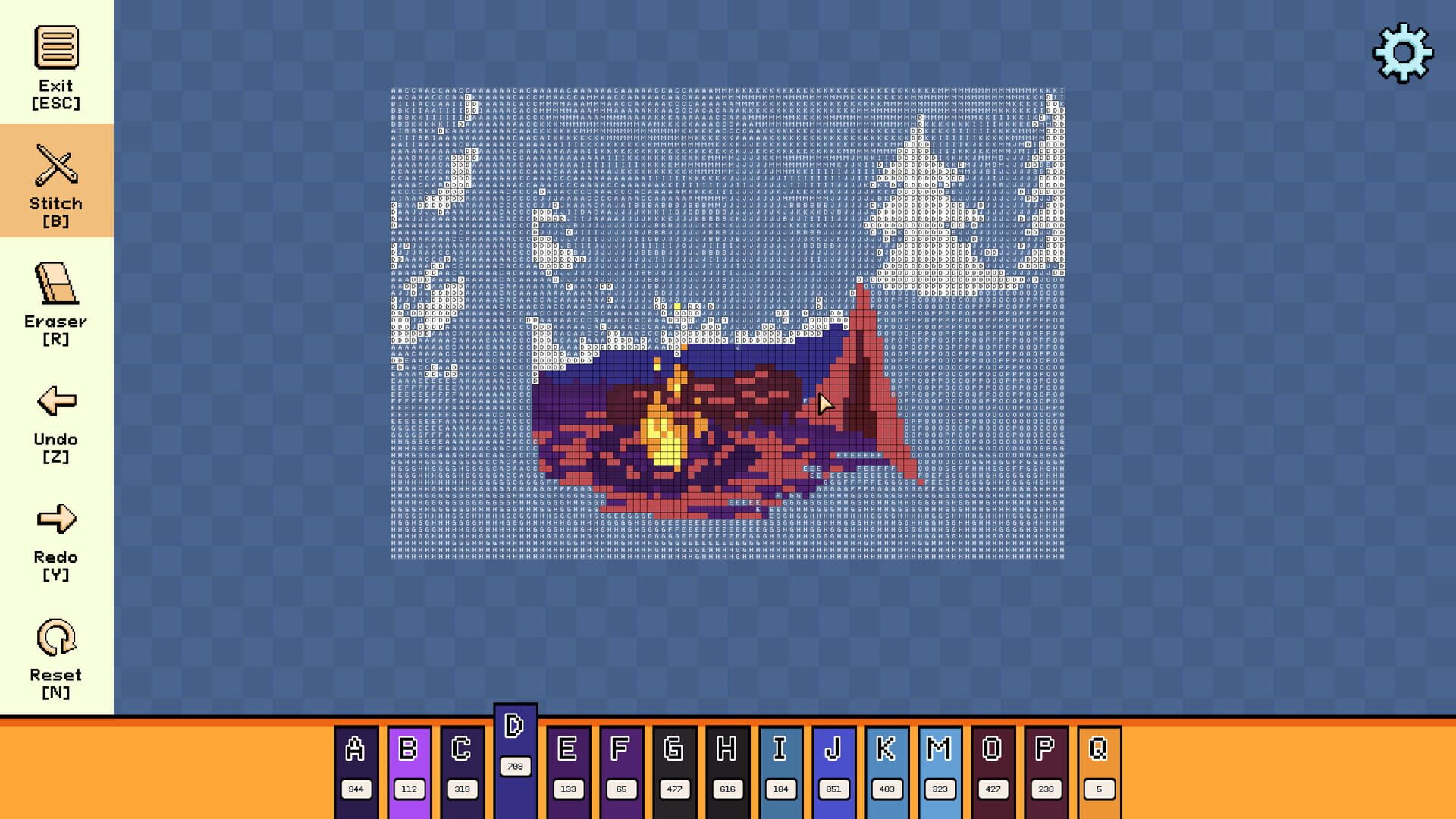 Screenshot for Pixel Cross Stitch: Color by Number - Vacations Pack