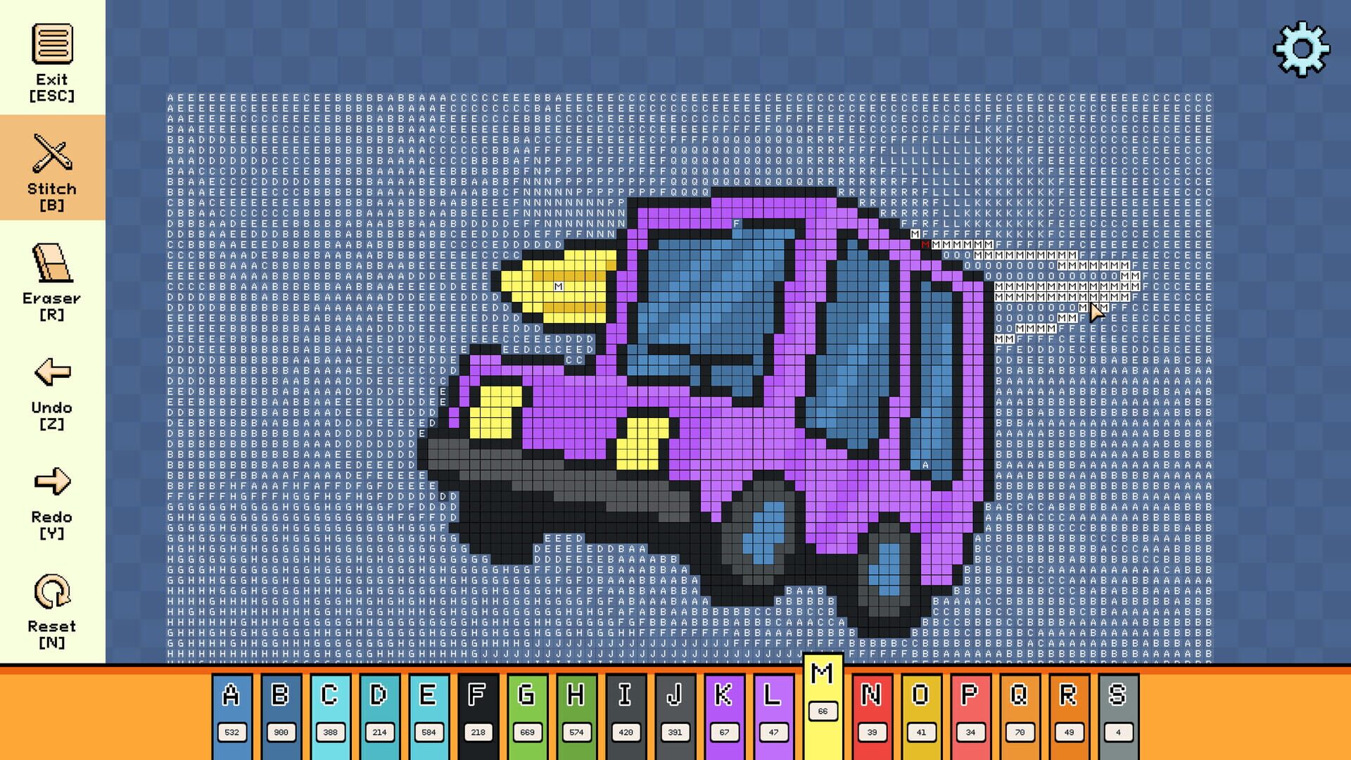 Screenshot for Pixel Cross Stitch: Color by Number - Vacations Pack