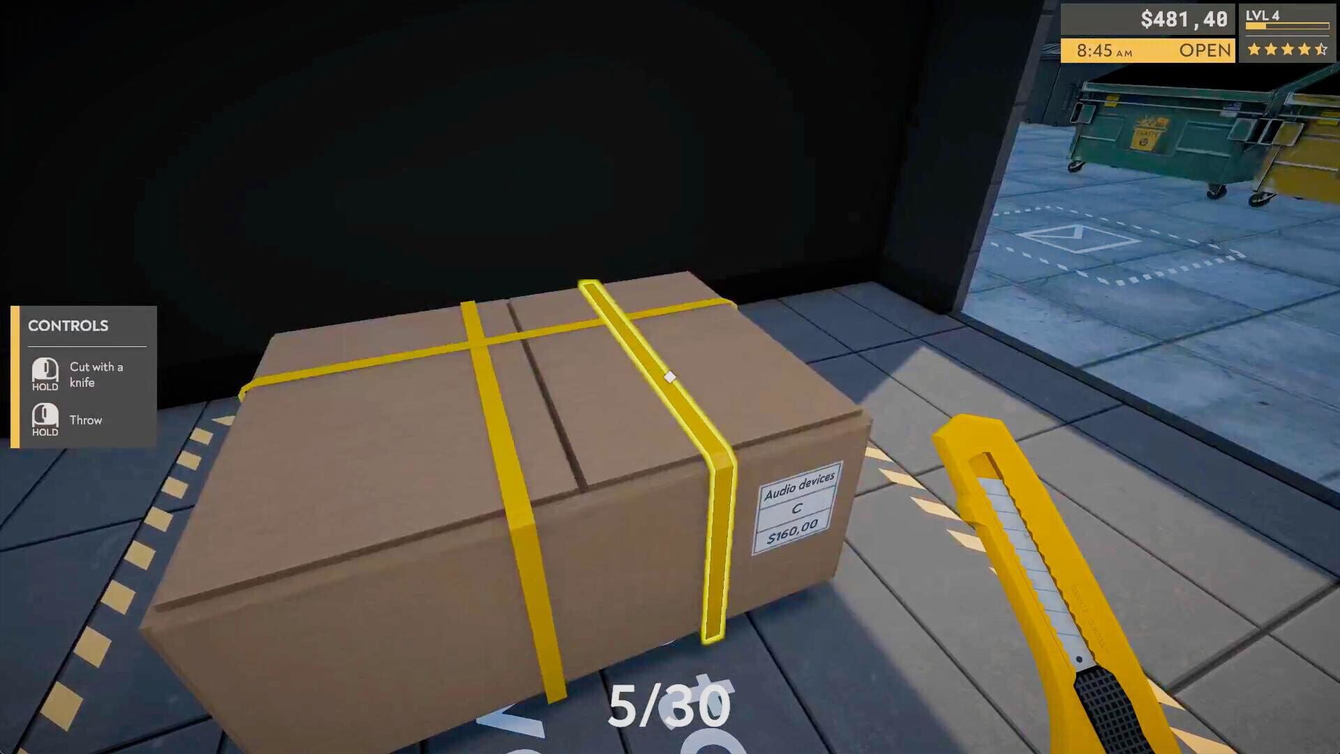 Screenshot for Returns Outlet Simulator