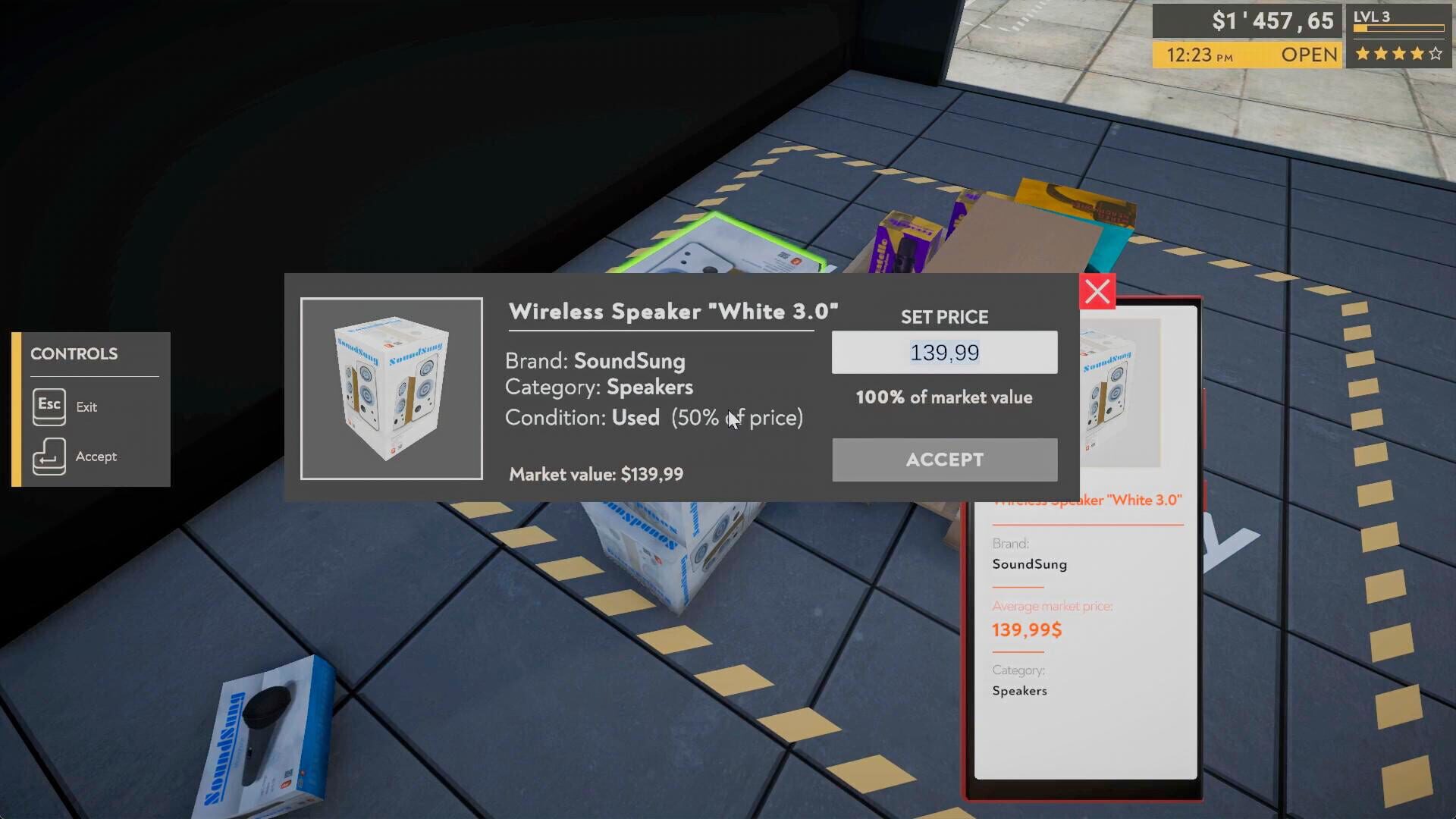 Screenshot for Returns Outlet Simulator