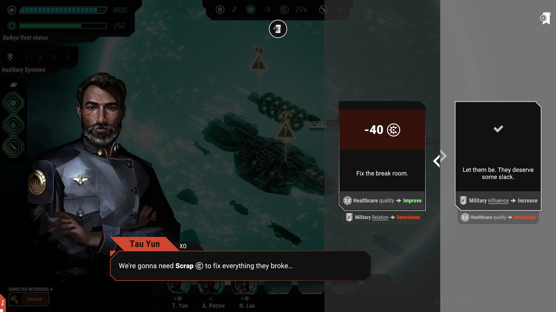 Screenshot for Battlestar Galactica: Scattered Hopes