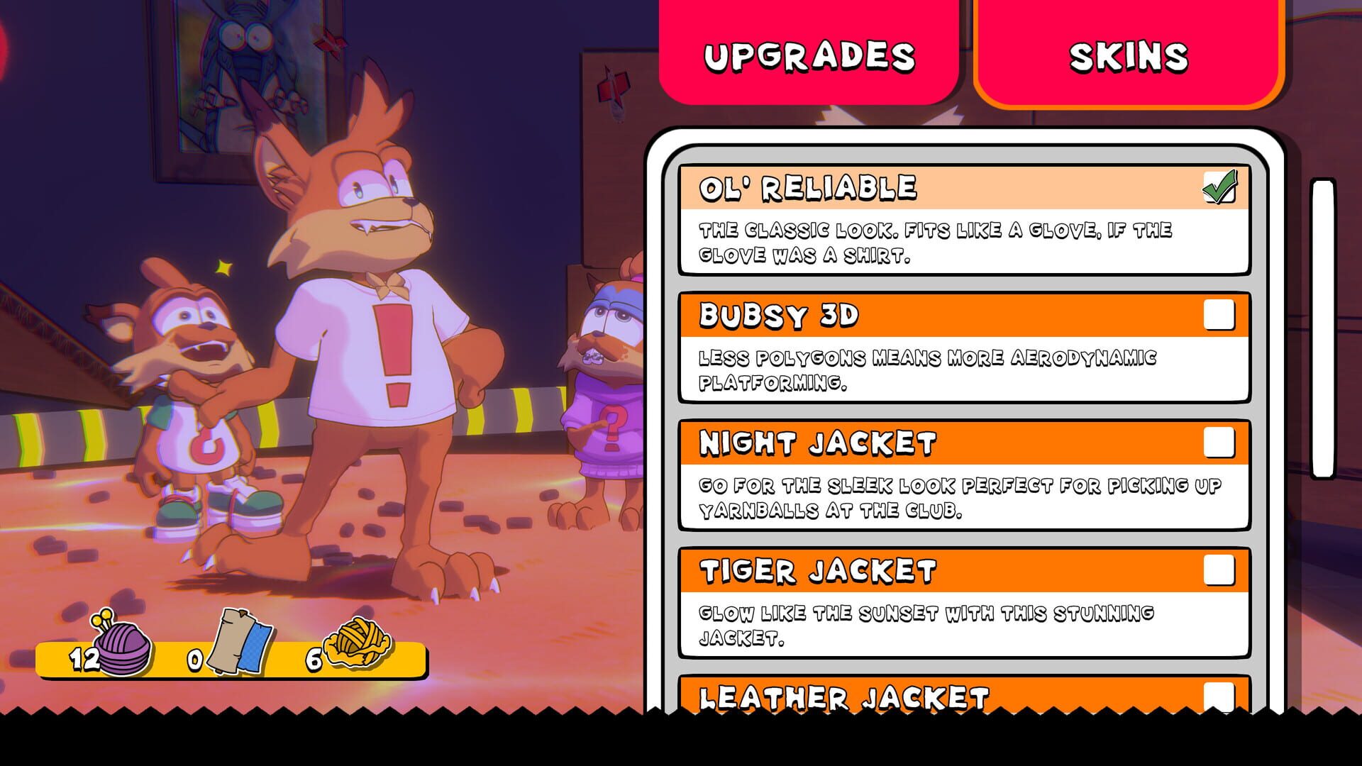 Screenshot for Bubsy 4D