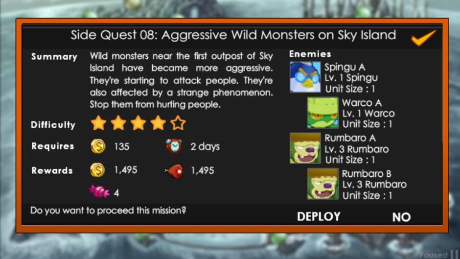 Screenshot for Monster Saga