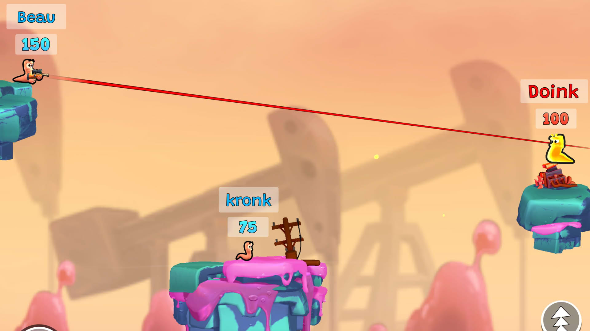 Screenshot for Worms Across Worlds