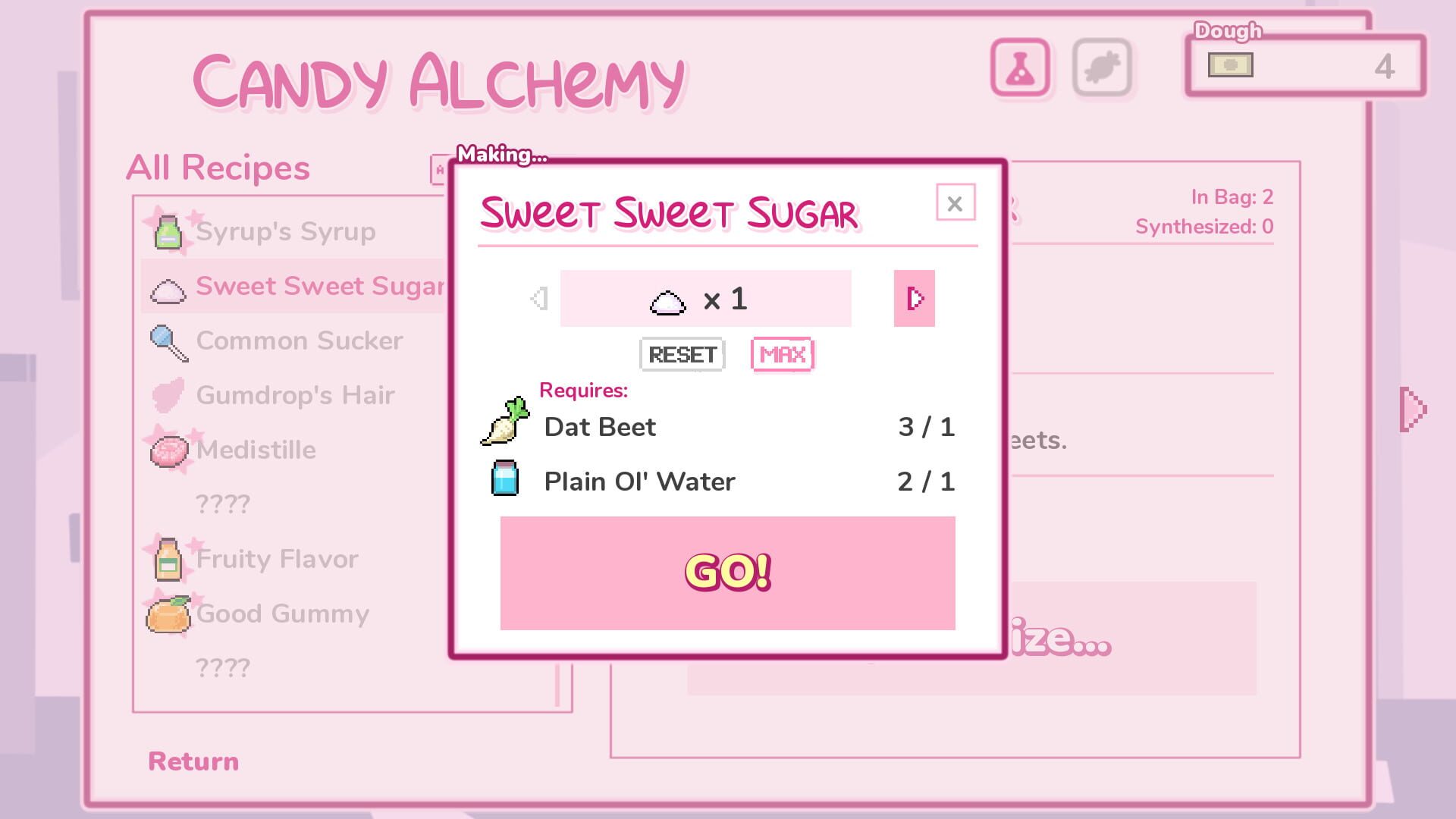 Screenshot for Syrup 2: Candy Alchemy RPG