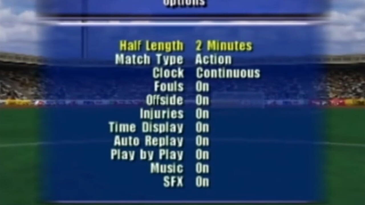 Screenshot for FIFA Soccer 64