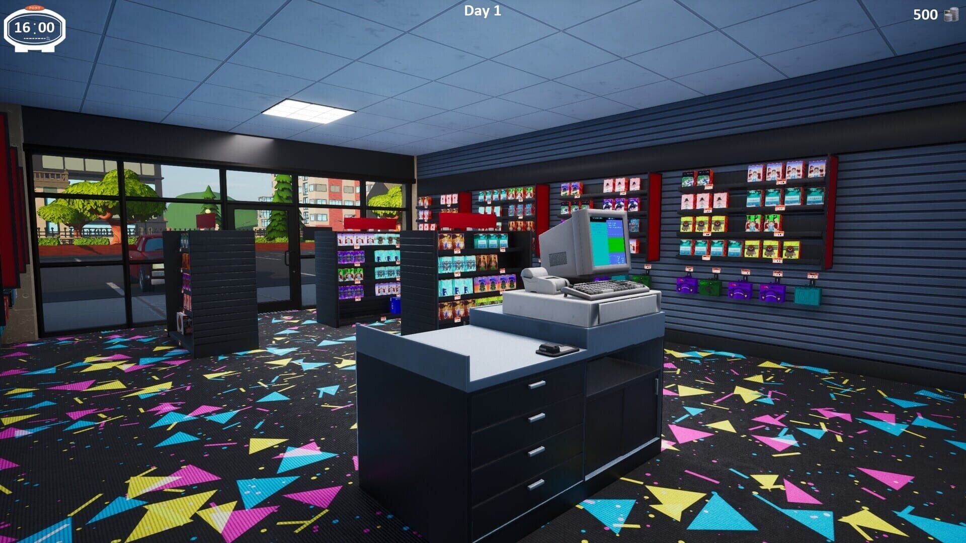 Screenshot for Midnight Launch: A GameShop Sim