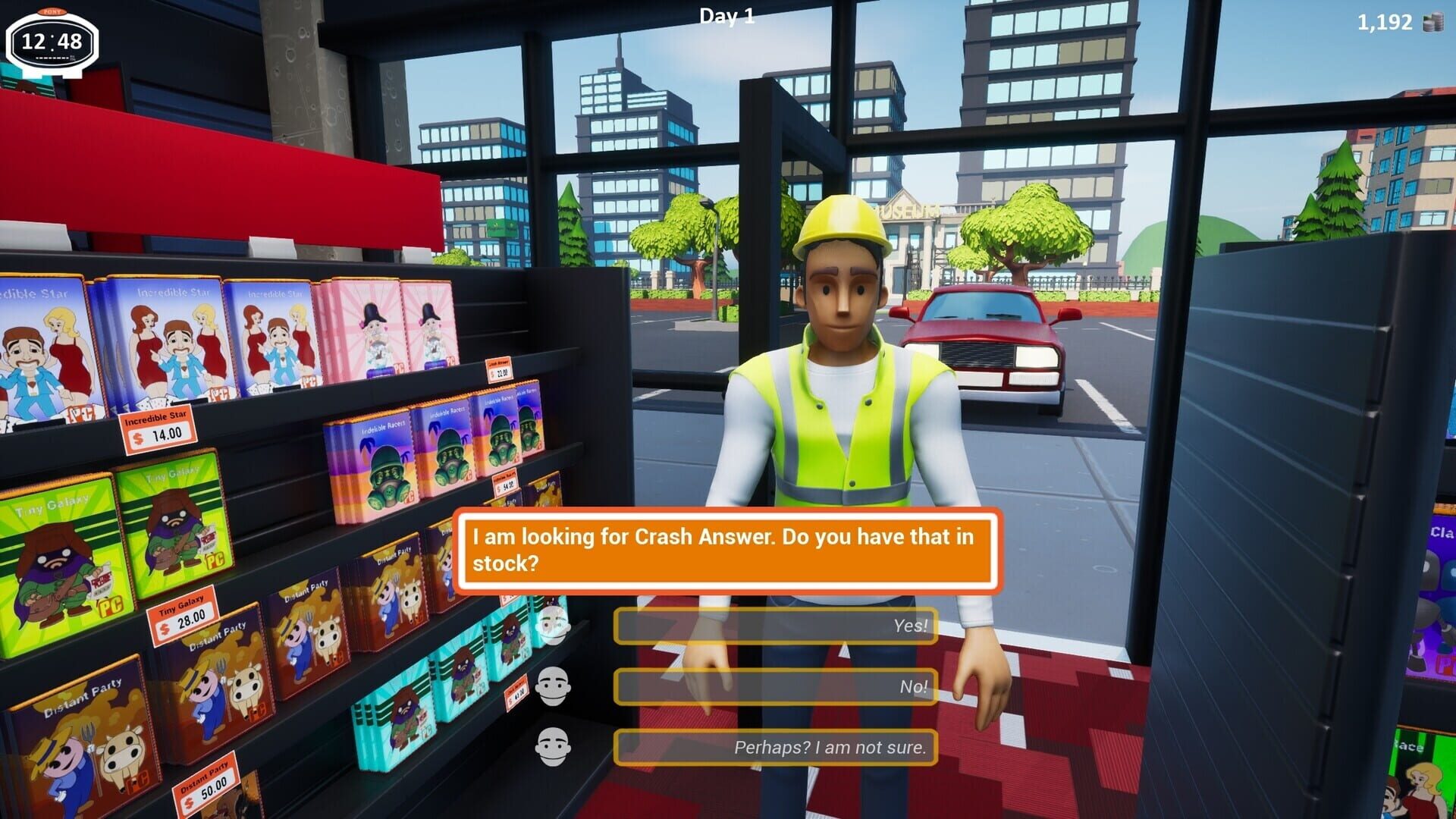 Screenshot for Midnight Launch: A GameShop Sim