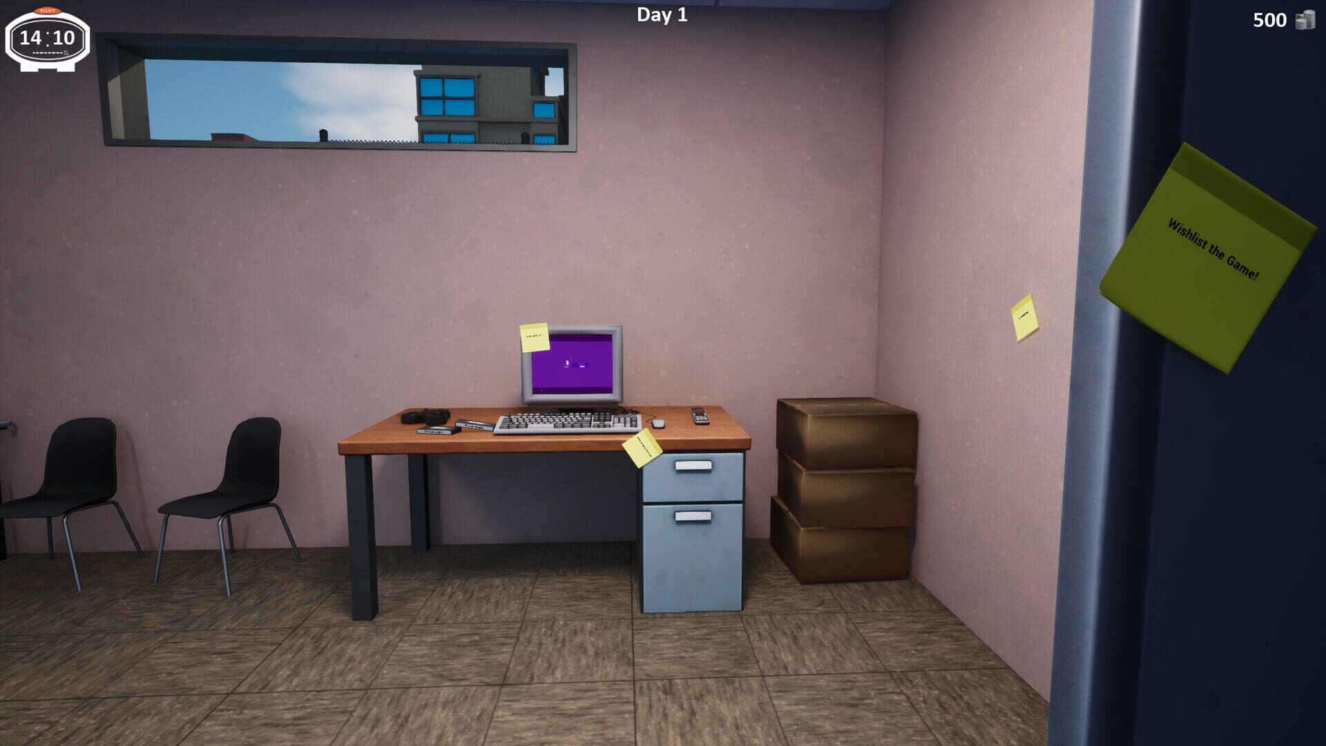 Screenshot for Midnight Launch: A GameShop Sim
