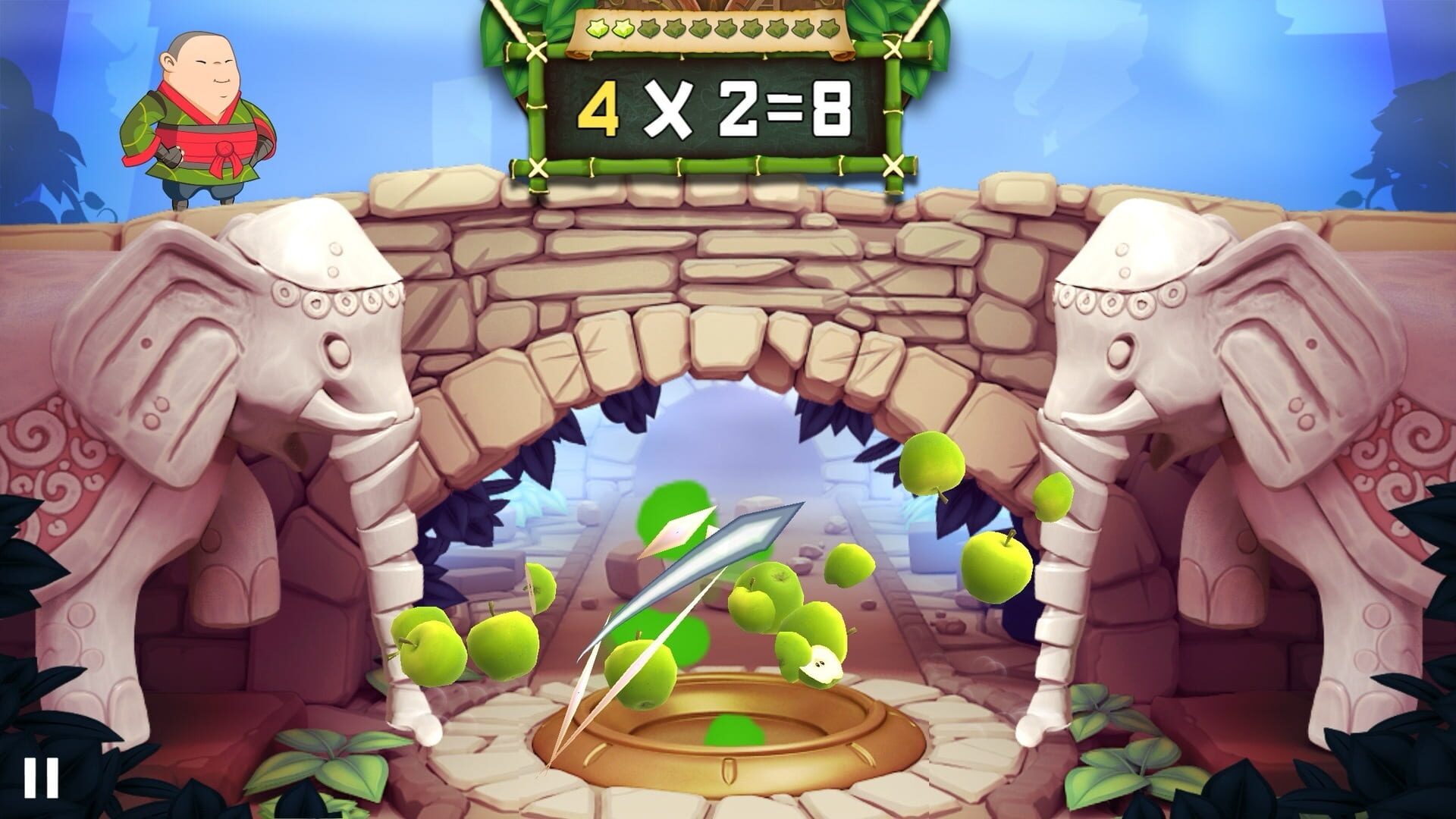 Screenshot for Fruit Ninja Academy: Math Master