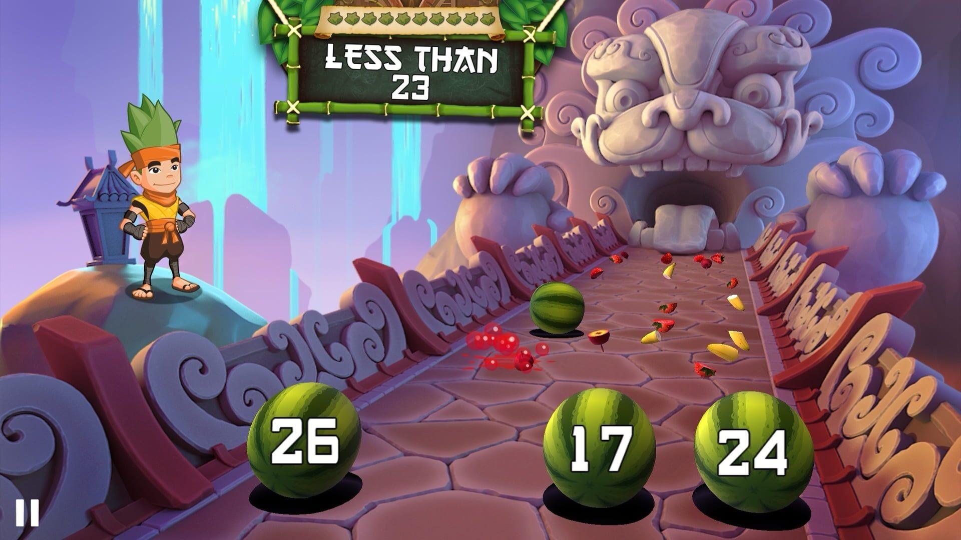 Screenshot for Fruit Ninja Academy: Math Master