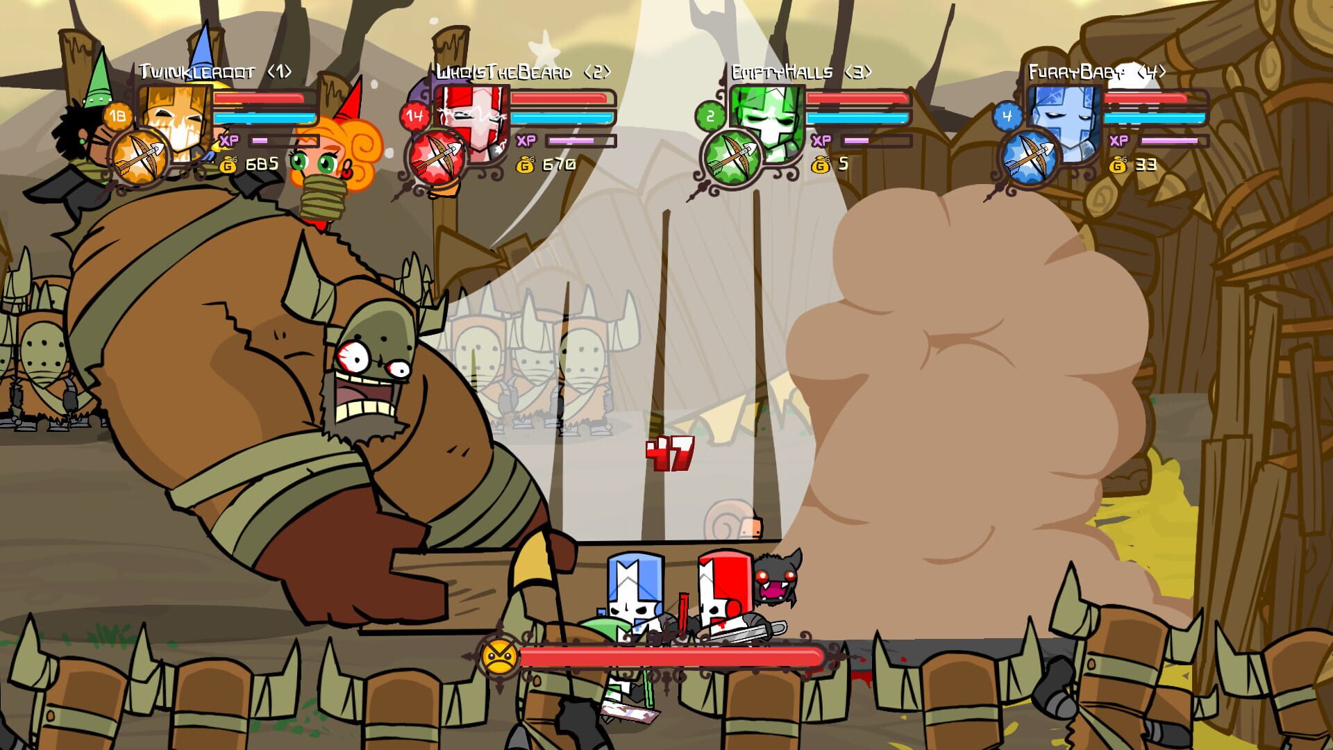 Screenshot for Castle Crashers
