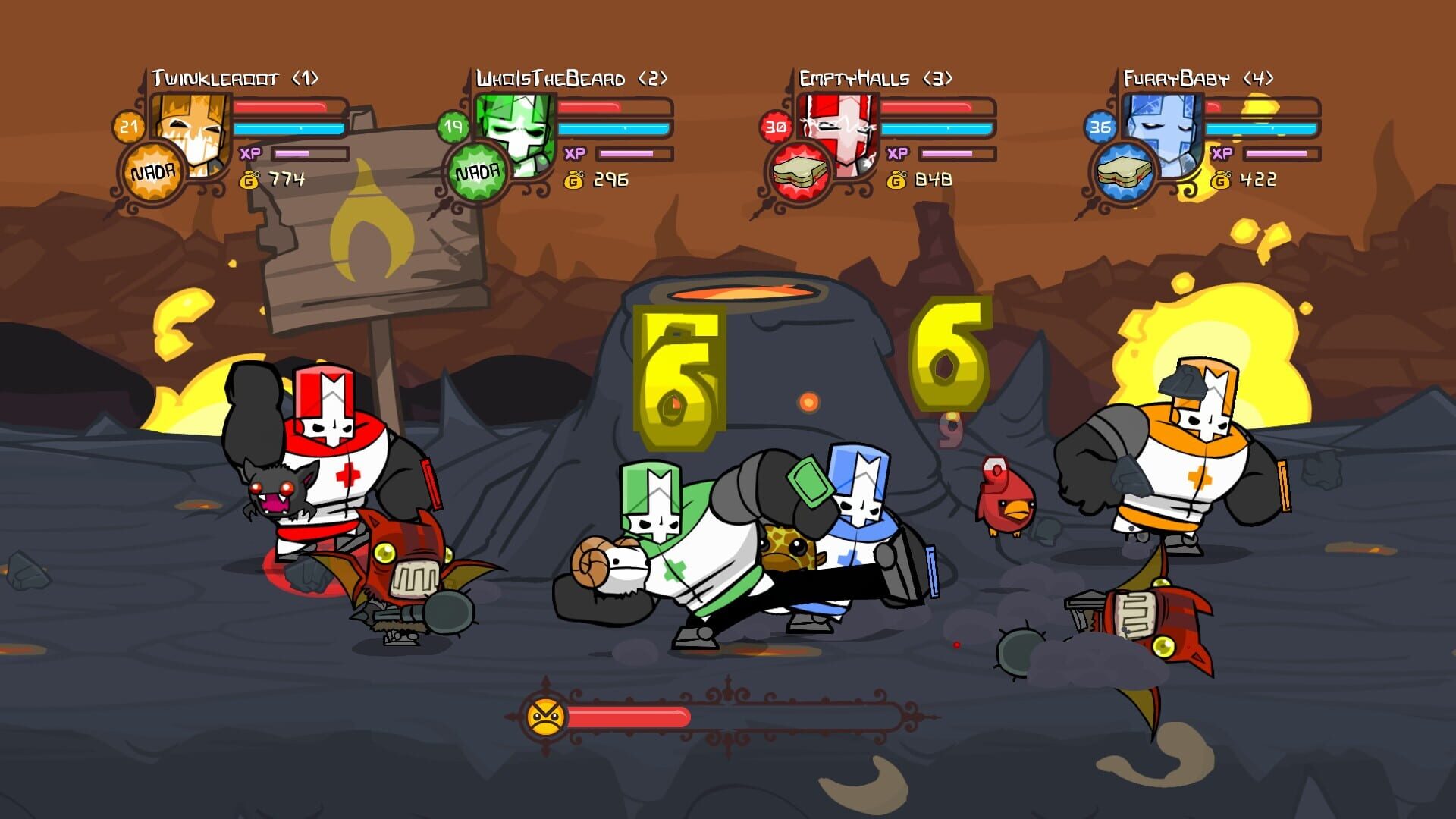 Screenshot for Castle Crashers