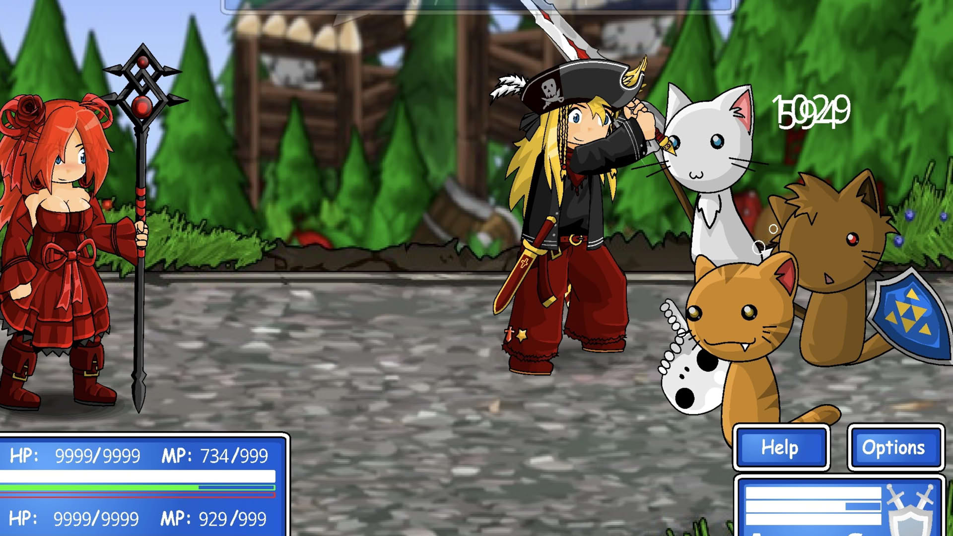 Screenshot for Epic Battle Fantasy 2