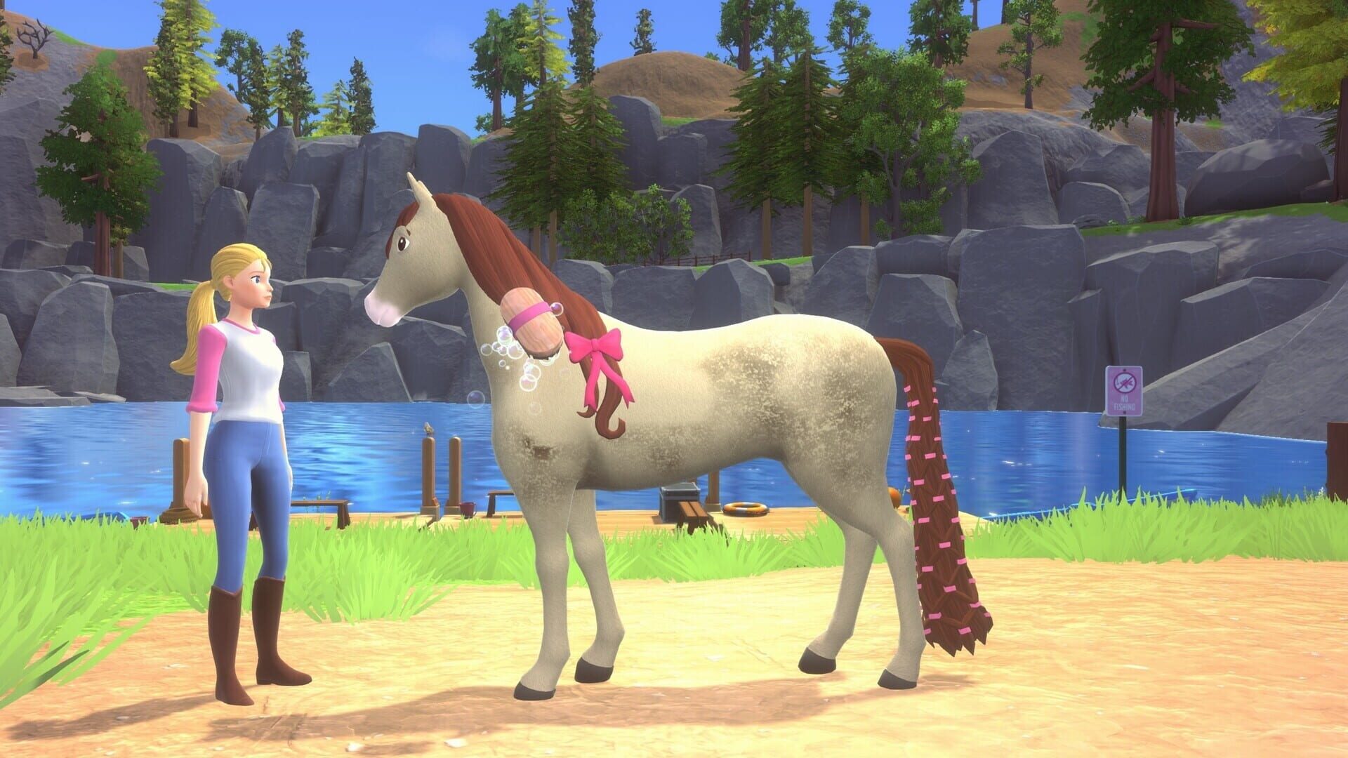 Screenshot for Barbie: Horse Trails