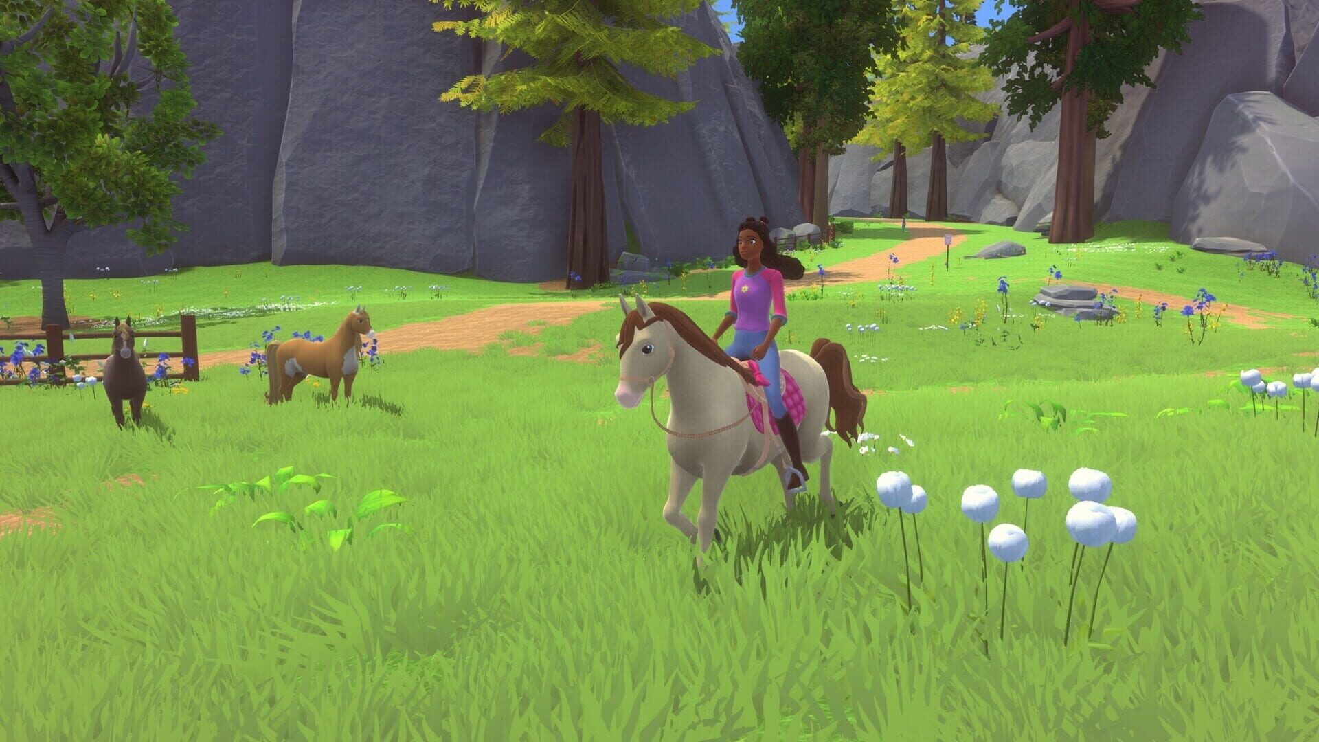 Screenshot for Barbie: Horse Trails