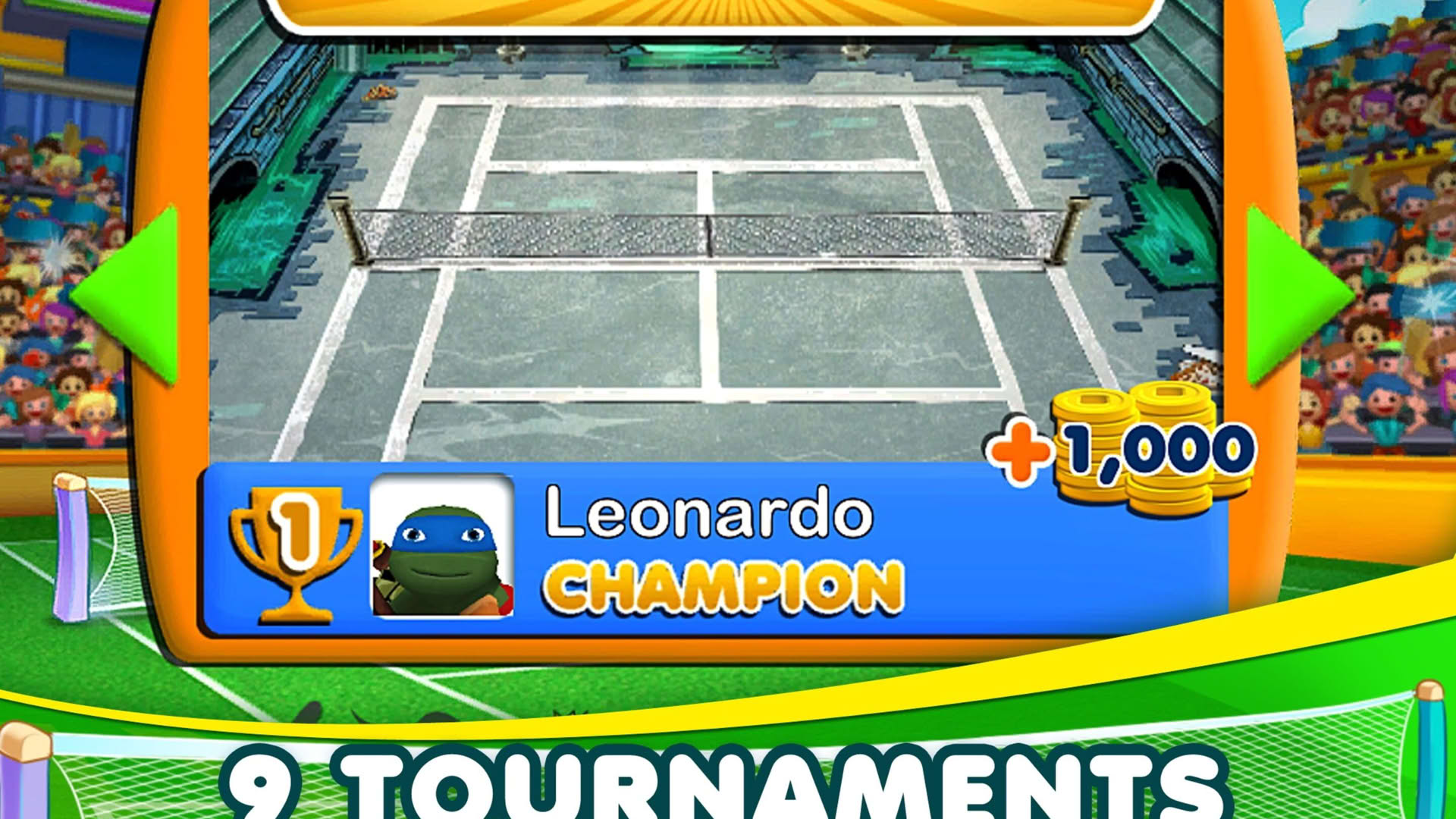 Screenshot for Nickelodeon All-Stars Tennis