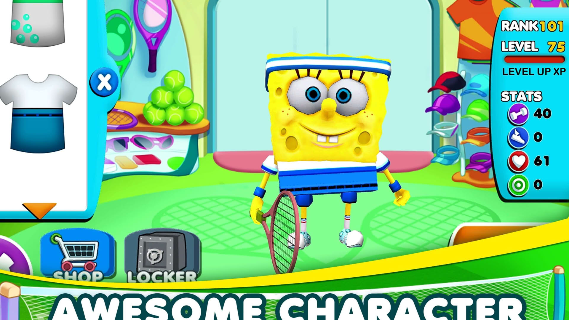 Screenshot for Nickelodeon All-Stars Tennis