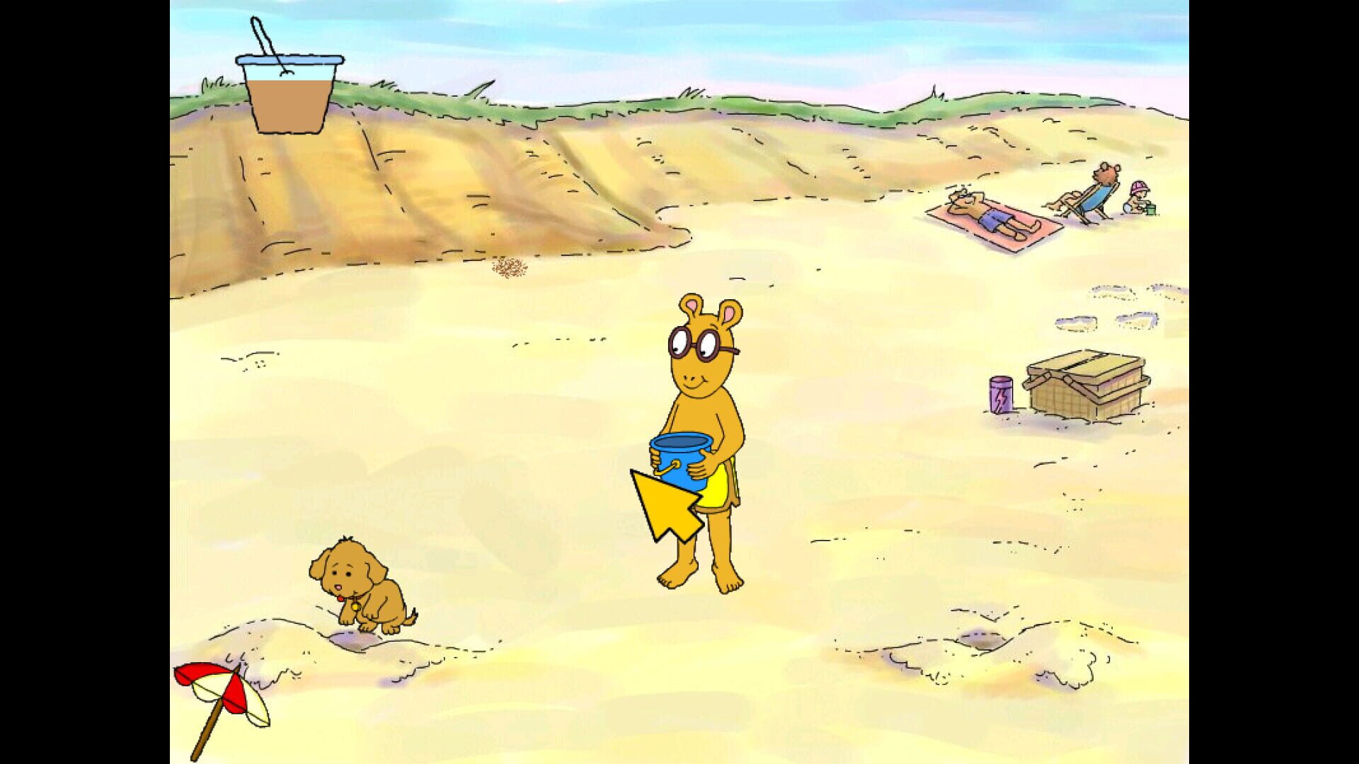 Screenshot for Arthur's Sand Castle Contest