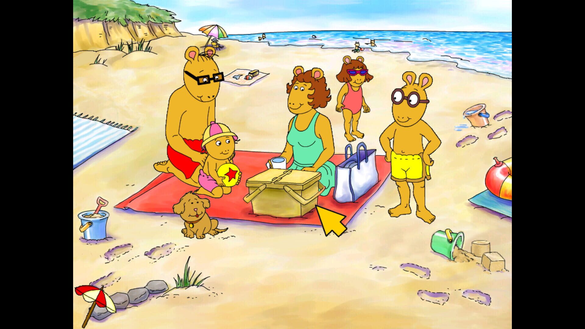 Screenshot for Arthur's Sand Castle Contest