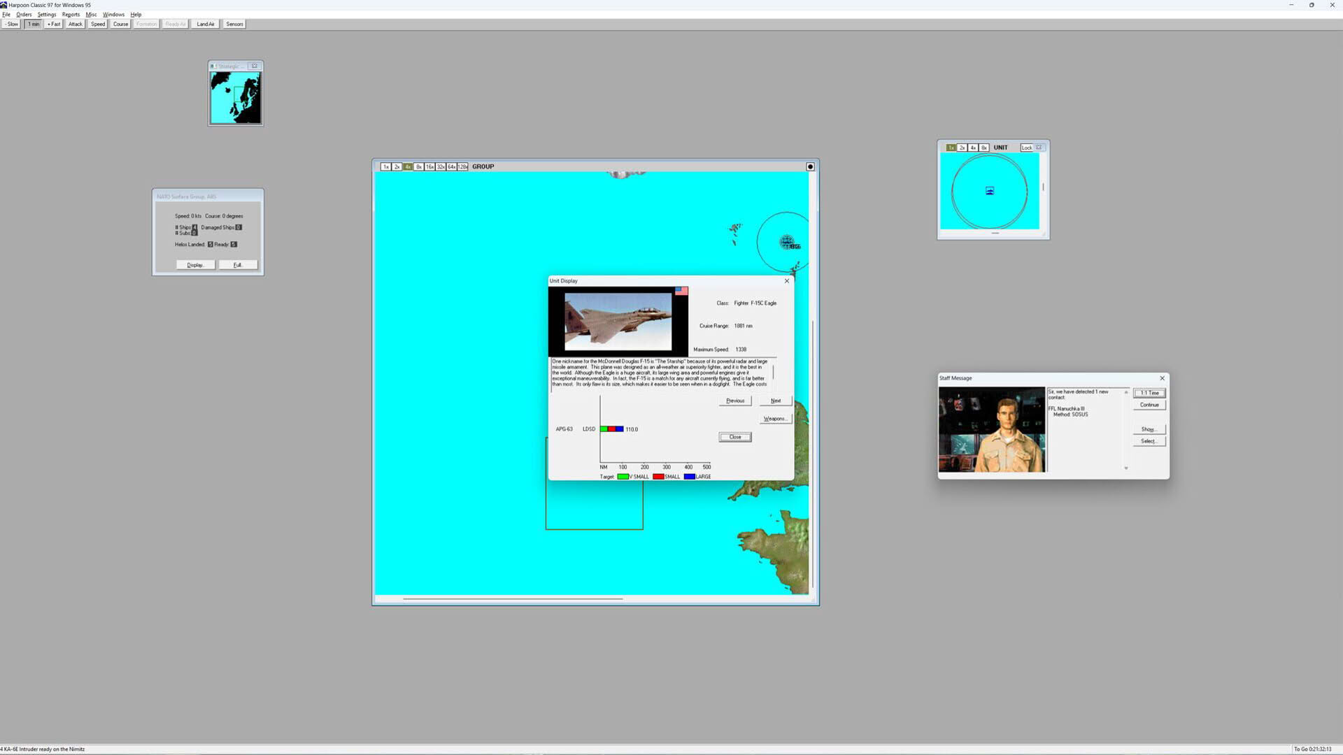 Screenshot for Harpoon Classic '97