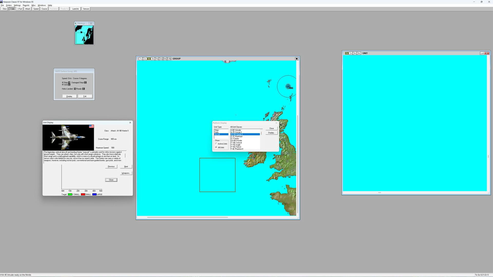 Screenshot for Harpoon Classic '97