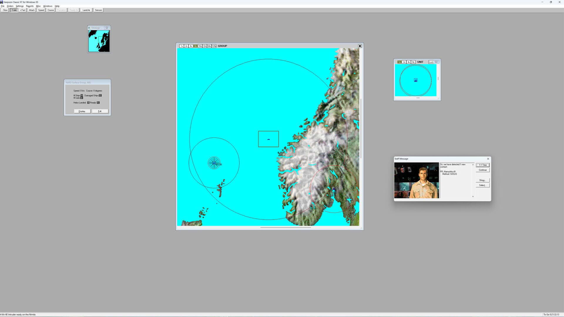 Screenshot for Harpoon Classic '97