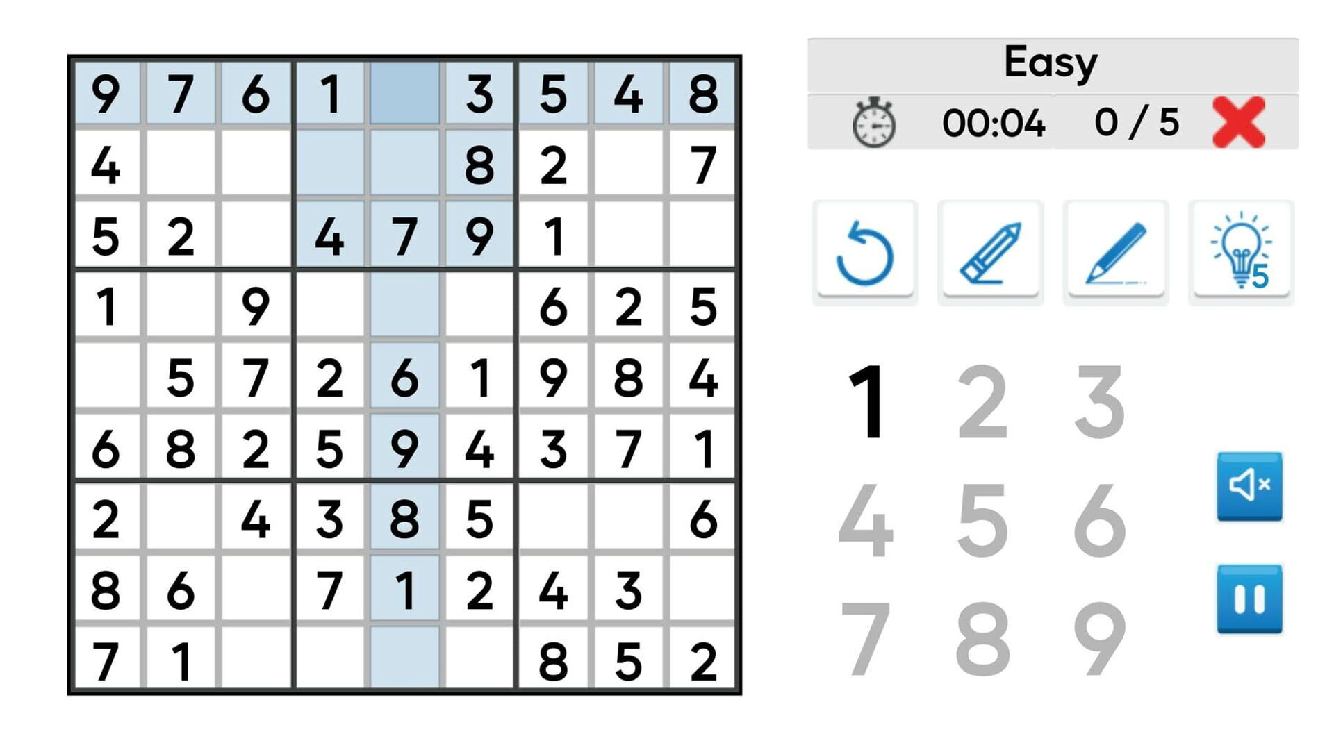Screenshot for Sudoku Mania