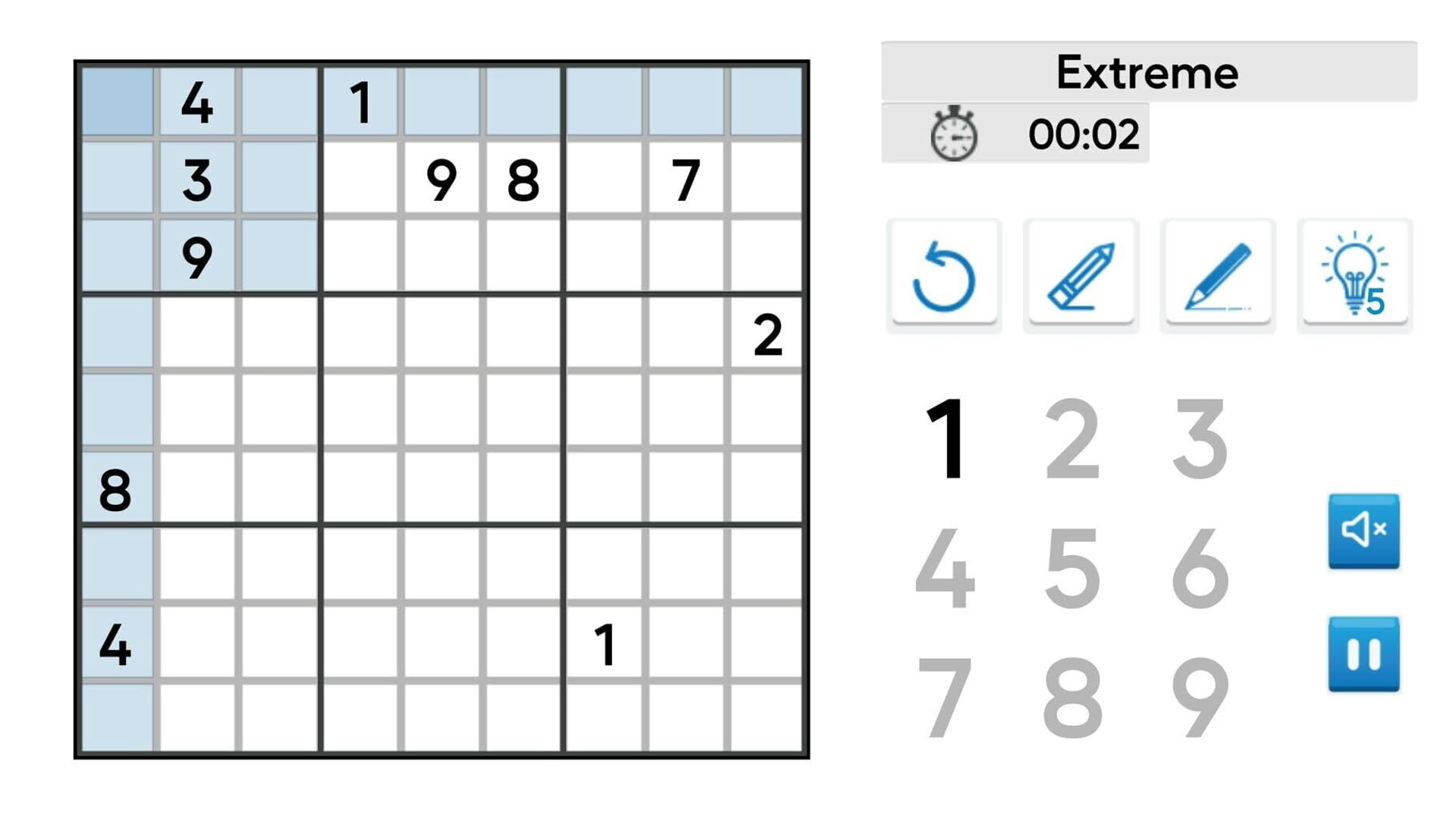 Screenshot for Sudoku Mania