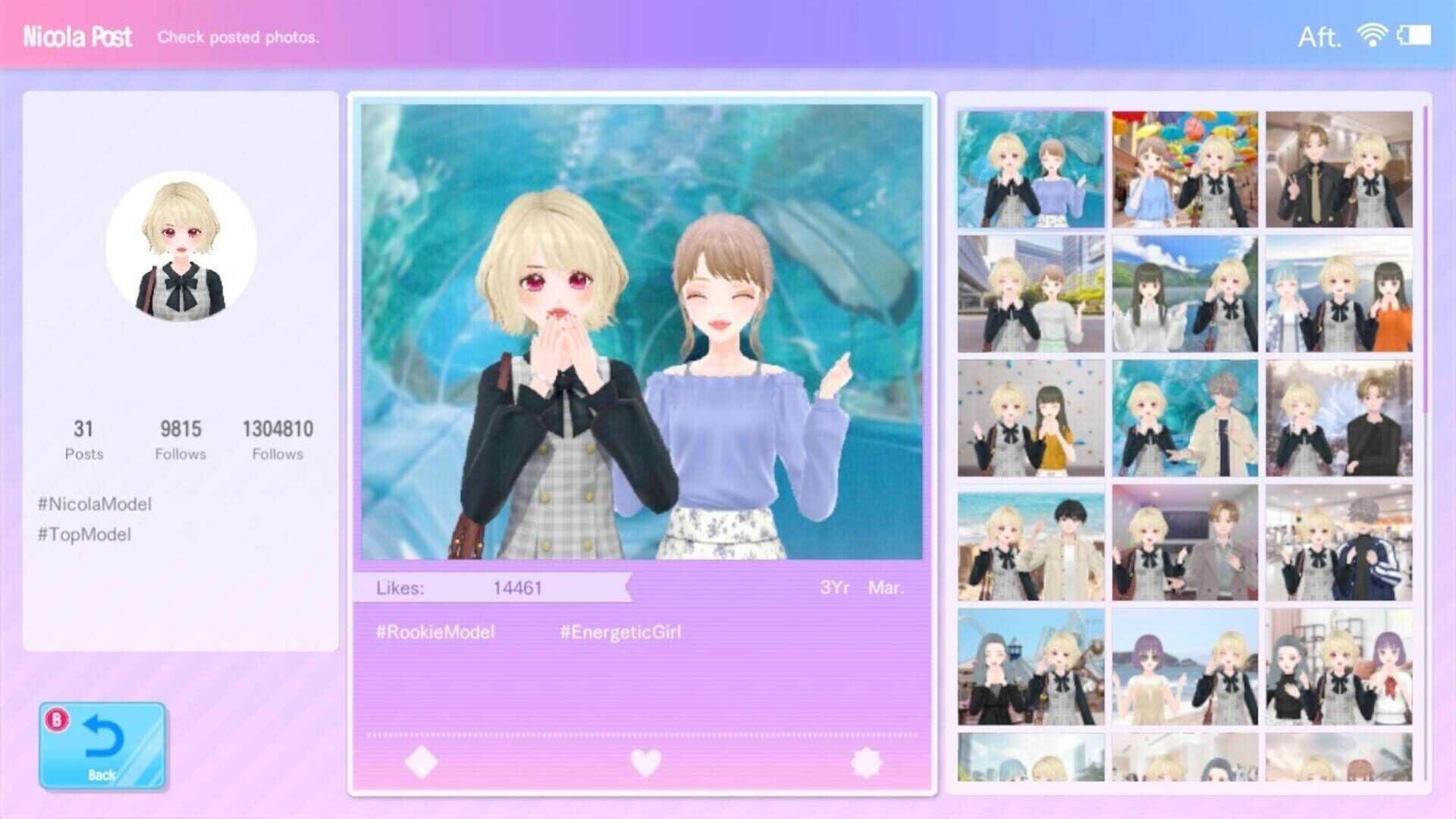 Screenshot for Model Debut 3 #Nicola