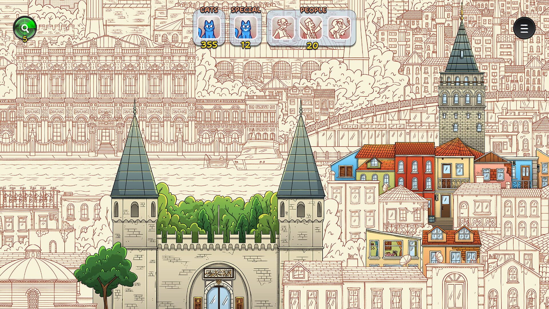 Screenshot for Hidden Cats in Istanbul