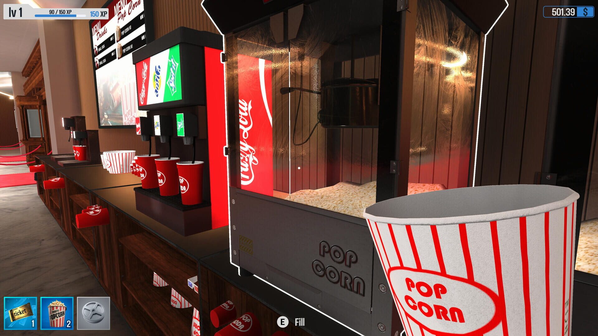Screenshot for Cinema Manager Simulator