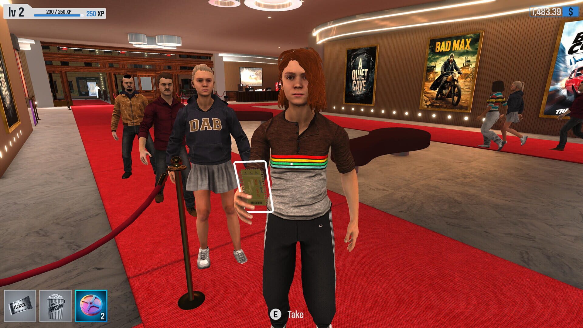 Screenshot for Cinema Manager Simulator